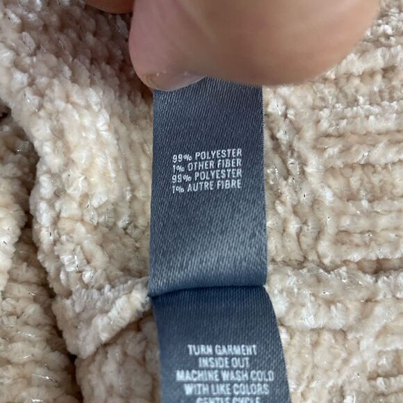 Aerie Gold Metallic Sweater Size XS EUC - Picture 7 of 7